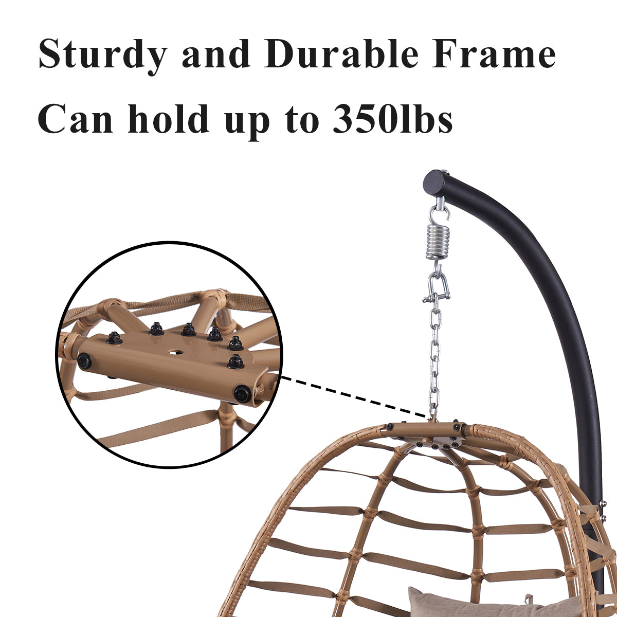 Save 50% - 1 Person Swing Chair with Stand