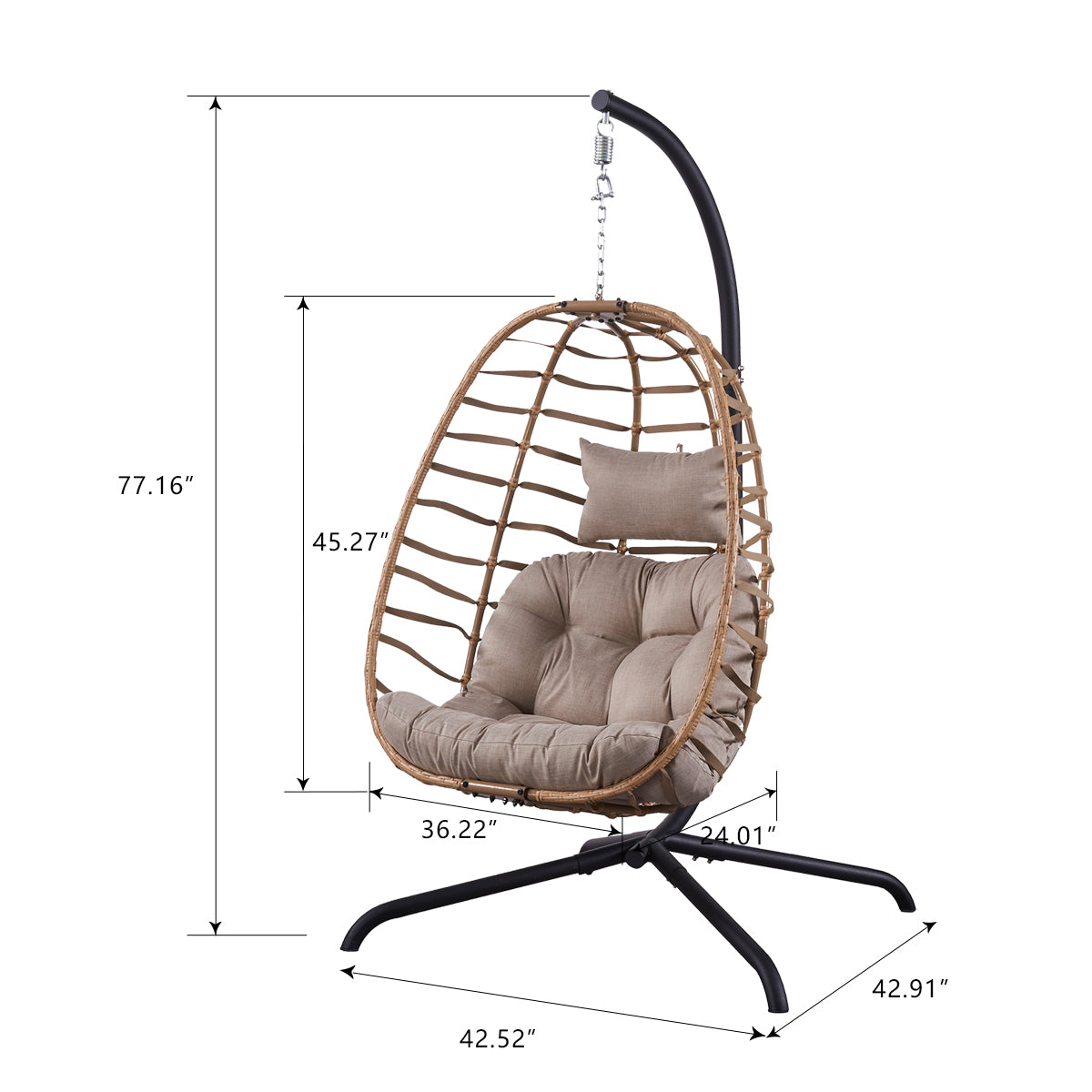 Save 50% - 1 Person Swing Chair with Stand