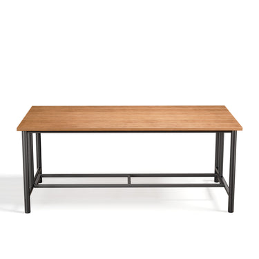 Belord Polywood slat outdoor coffee table with drainage gaps, sturdy design, part of the BINGLI Series, weighs 66 pounds.