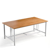 Belord outdoor coffee table from the BINGLI Series with Polywood slats, drainage gaps, and a sturdy 66lb design.
