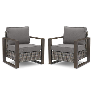 Belord ergonomic high-back wicker patio chair from the HOP Series with a 15° tilt, deep seat, and high back for outdoor comfort.