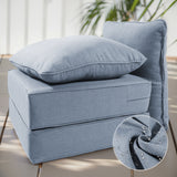 2 Set Outdoor Cushion, High Back and Deep Seating, 6" H x 24" W x 24" D - Belord
