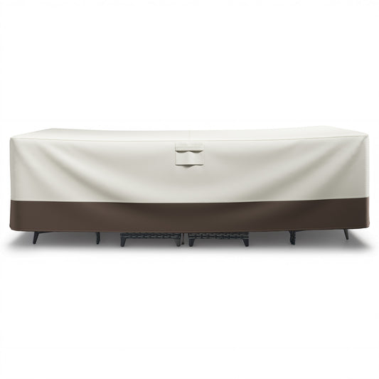 Patio Furniture Covers, 110 Inch L x 84 Inch W x 28 Inch H