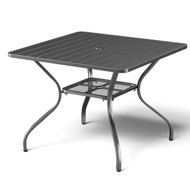 Square Metal Dining Table - Belord