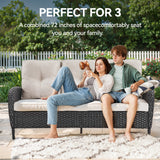 Outdoor Wicker Sofa, NDS Series - Belord