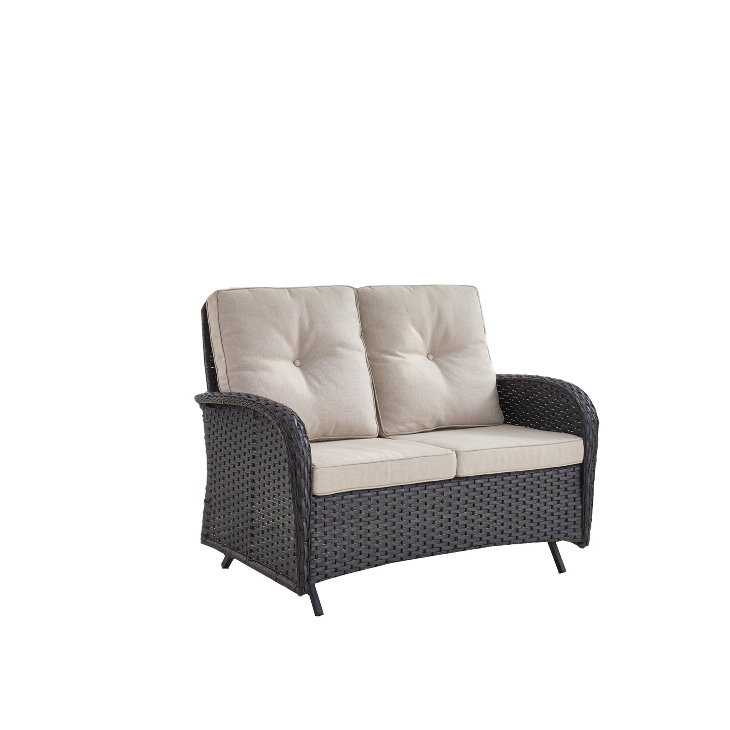 Outdoor Wicker Glider Loveseat, NDS Series