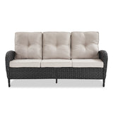 Outdoor Wicker Sofa, NDS Series - Belord