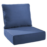 1 Set Outdoor Cushion, High Back and Deep Seating, 6" H x 24" W x 24" D - Belord