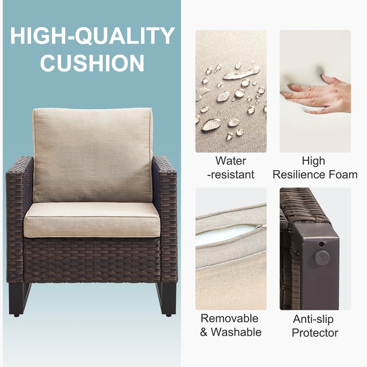 Save 50% - Outdoor Patio Chairs, GRS Series