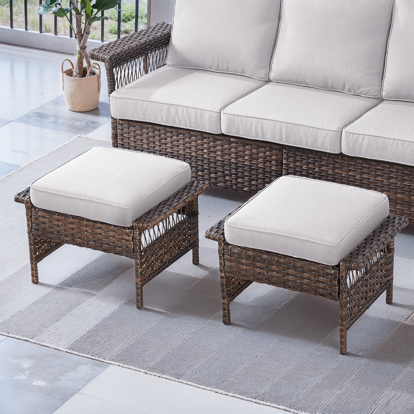 Save 50% - Outdoor Ottoman, SS Series