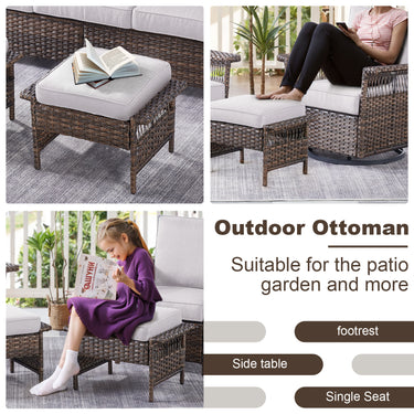 Save 50% - Outdoor Ottoman, SS Series - Belord