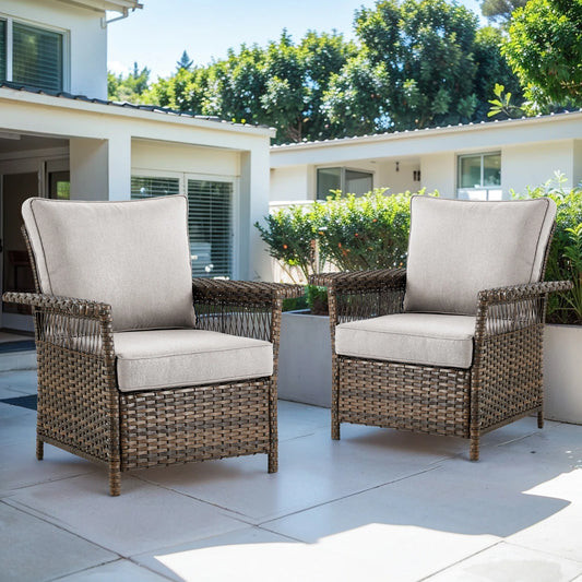 Outdoor 5" Wide Armrest Patio Chair, SS Series