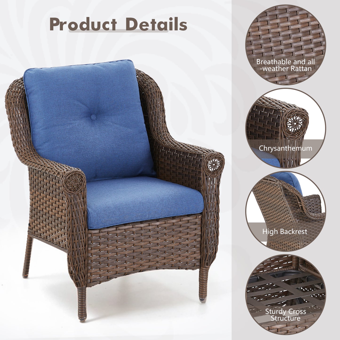 Outdoor Patio Chairs, FL Series