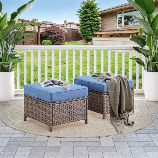 Outdoor Ottoman, DAR Series
