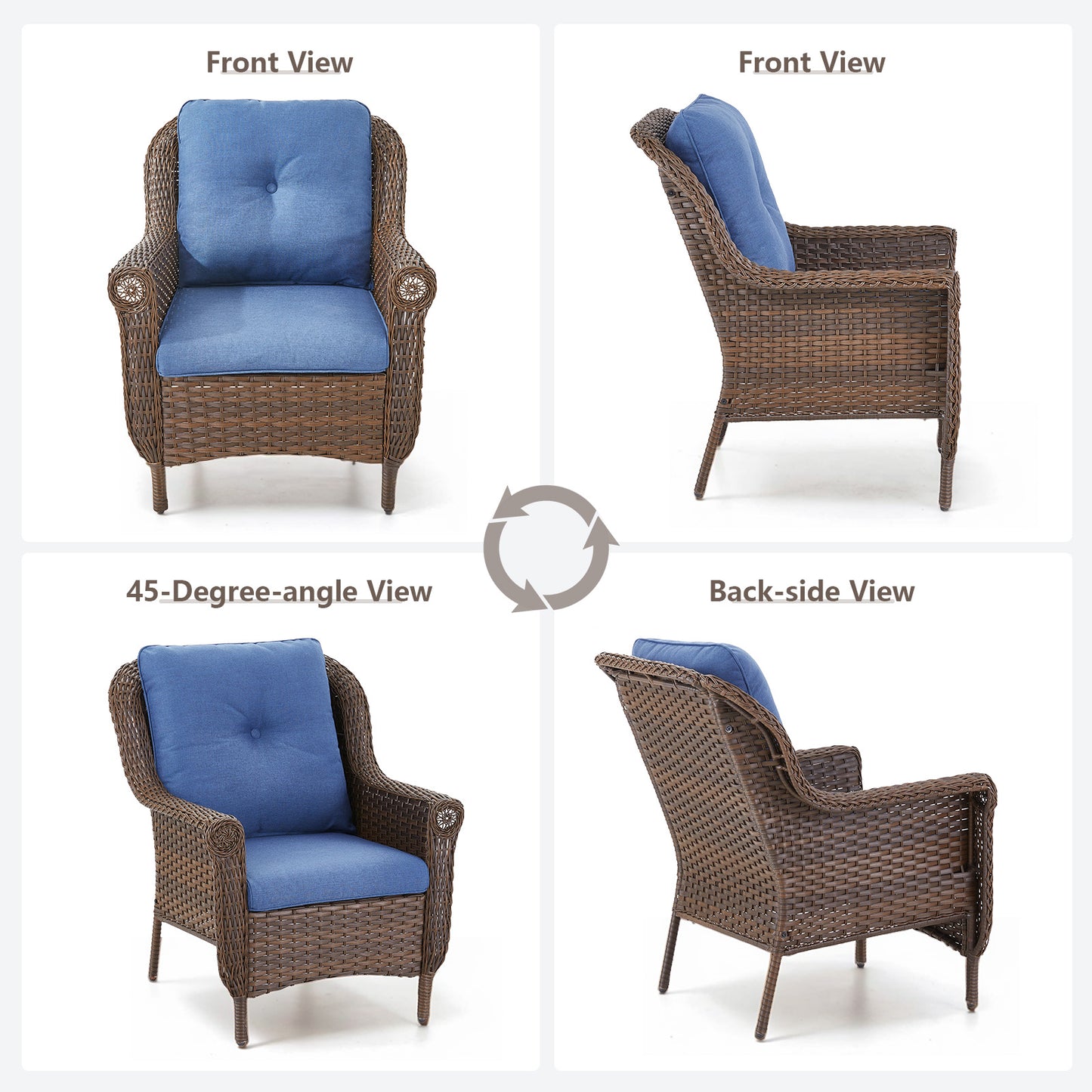 Outdoor Patio Chairs, FL Series