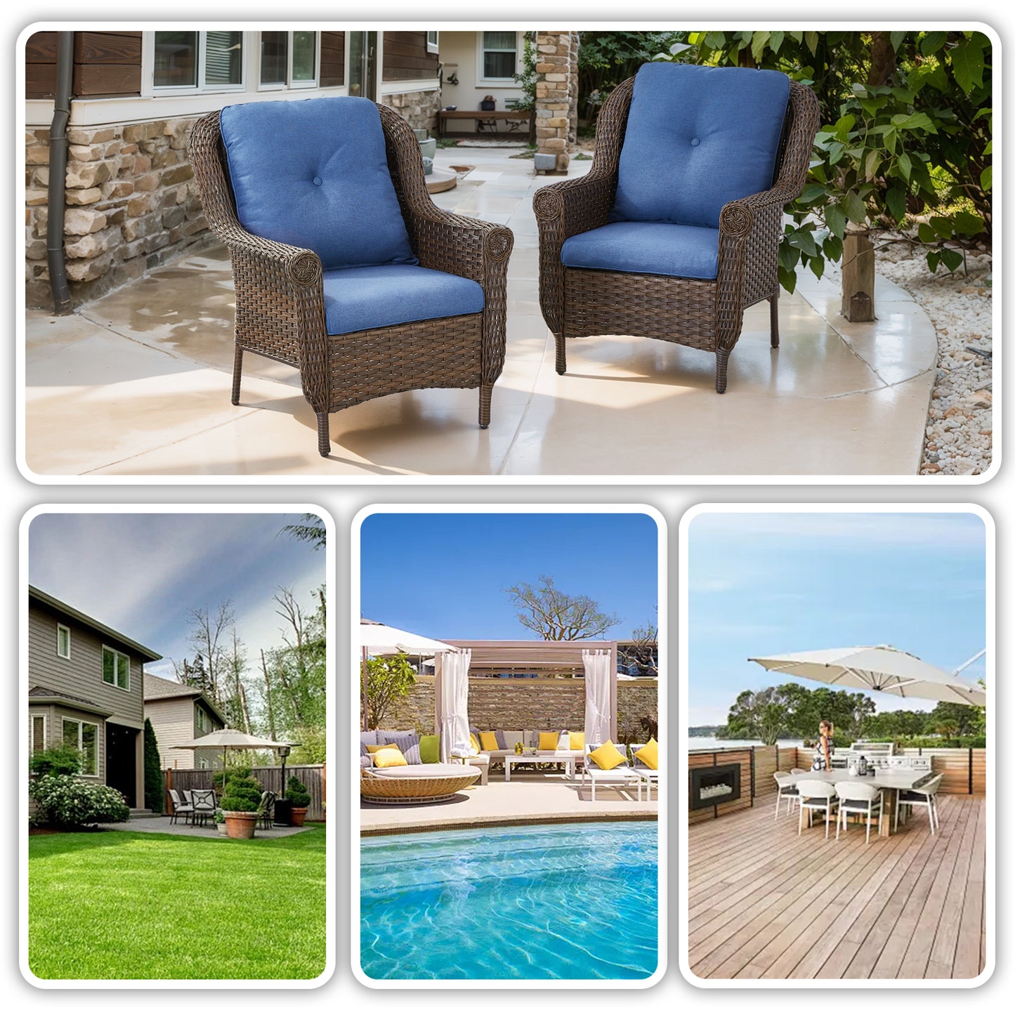 Outdoor Patio Chairs, FL Series