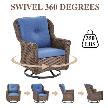 Outdoor Swivel Glider Chairs, FL Series - Belord