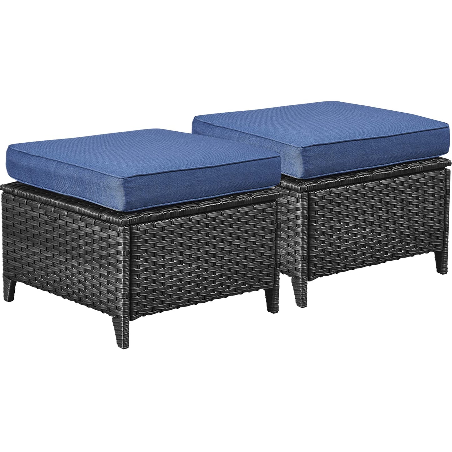 Outdoor PE Rattan Ottoman, NTC Series