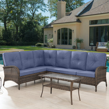 7-Piece Large Sectional Set with Coffee Table, NDS Series - Belord
