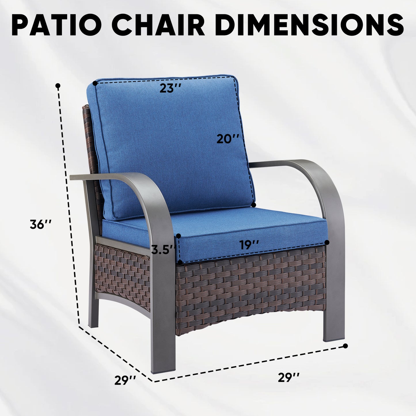 Save 60% - Outdoor Patio Chairs, HW Series