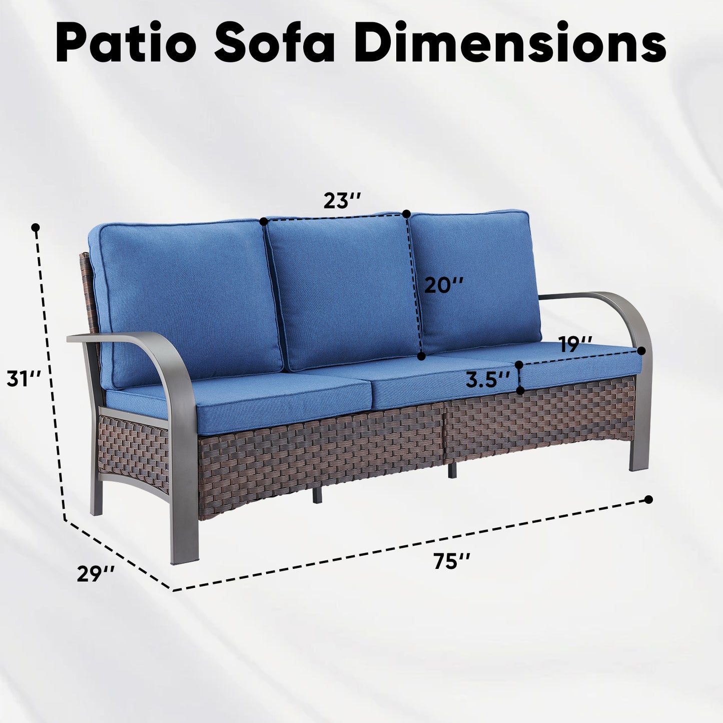 Save 50% - Outdoor Sofa, HW Series