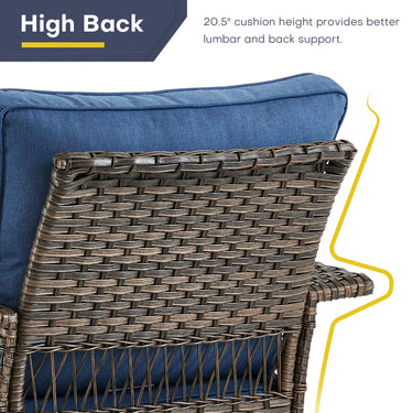 Outdoor 5" Wide Armrest Patio Chair, SS Series - Belord