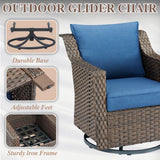 Outdoor Swivel Glider Chairs, DAR Series - Belord