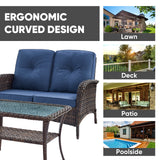 Loveseat Set with Coffee Table, NDS Series - Belord