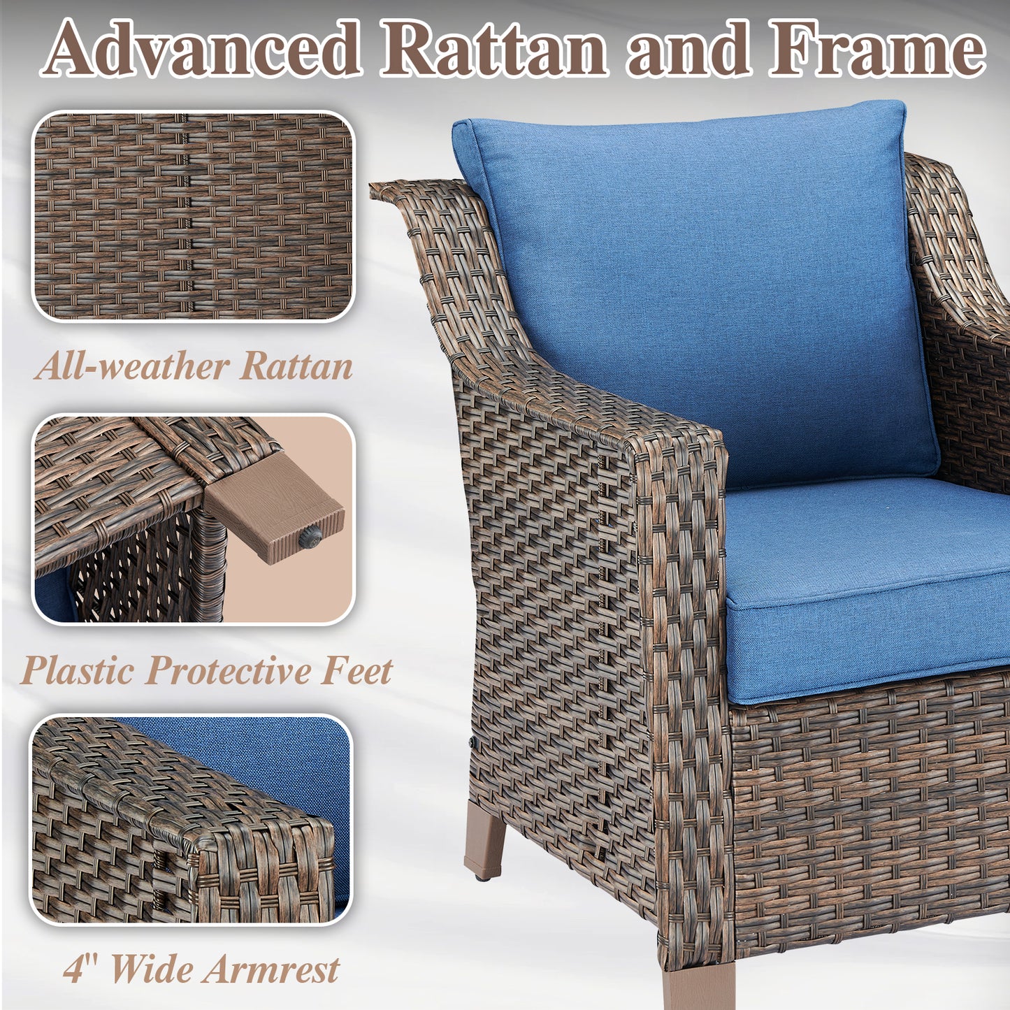 Save 50% - Outdoor Patio Chairs, DAR Series