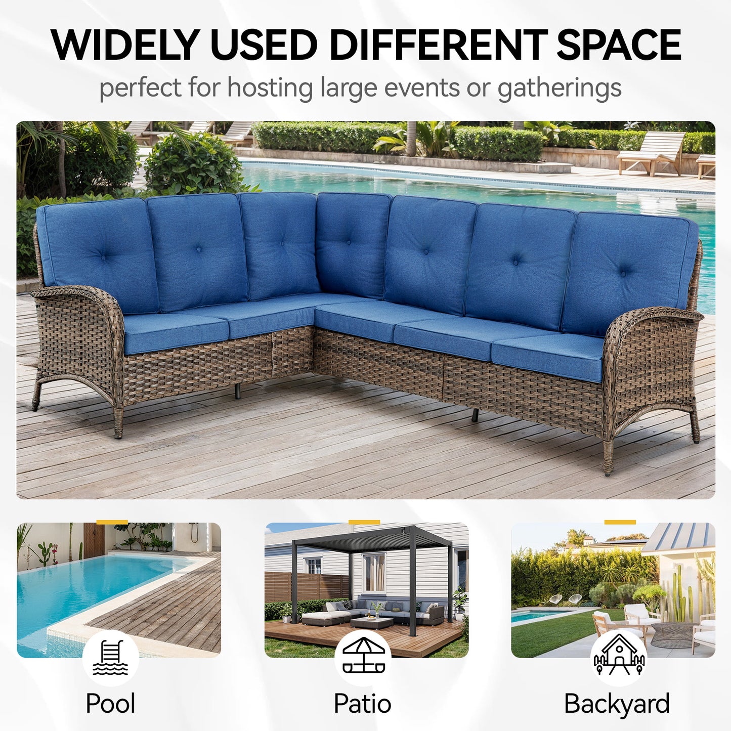 Save 30% - 6-Piece Large Sectional, NDS Series