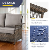 Sofa Set with Patio Chairs and Coffee Table, SS Series - Belord