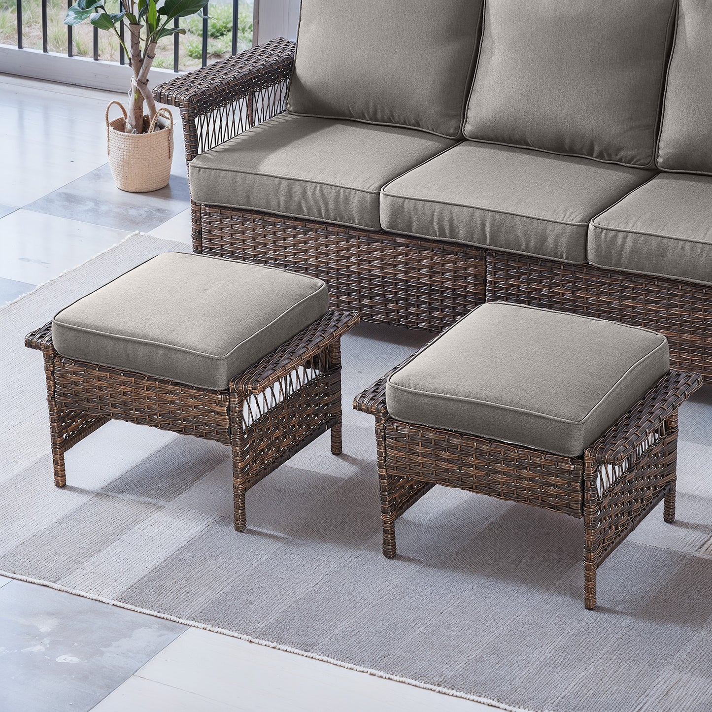 Save 50% - Outdoor Ottoman, SS Series