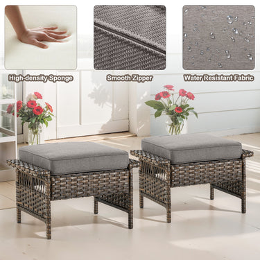 Save 50% - Outdoor Ottoman, SS Series - Belord