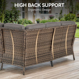 Large Sectional Set 10-Piece with Swivel Glider Chairs, Coffee Table, and Side Table, NDS Series - Belord
