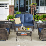 Outdoor Wicker Coffee Table, NDS Series - Belord