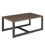 48" Outdoor Metal Coffee Table – Heat-Resistant, Rust-Proof & Hidden Storage, GRS Series - Belord