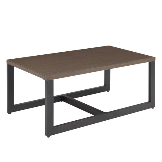 48" Outdoor Metal Coffee Table – Heat-Resistant, Rust-Proof & Hidden Storage, GRS Series