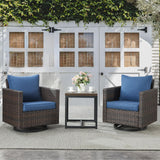 Save 60% - Swivel Glider Chairs Set with Side Table, GRS Series - Belord