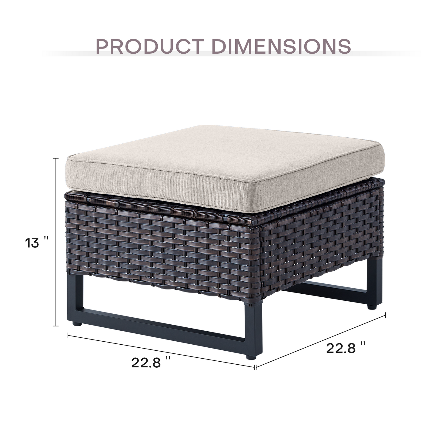 Save 40% - Outdoor 2-PC Ottoman, GRS Series