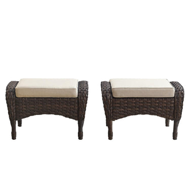 Outdoor Wicker Ottoman, NDS Series - Belord