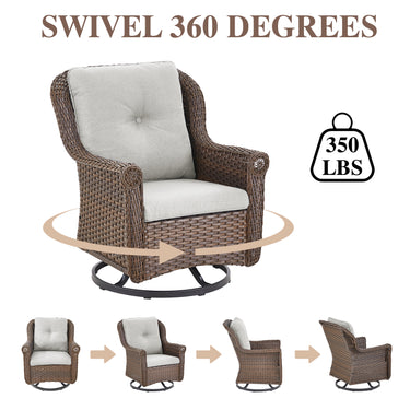 Outdoor Swivel Glider Chairs, FL Series - Belord