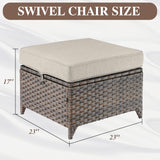 Outdoor Ottoman, DAR Series - Belord