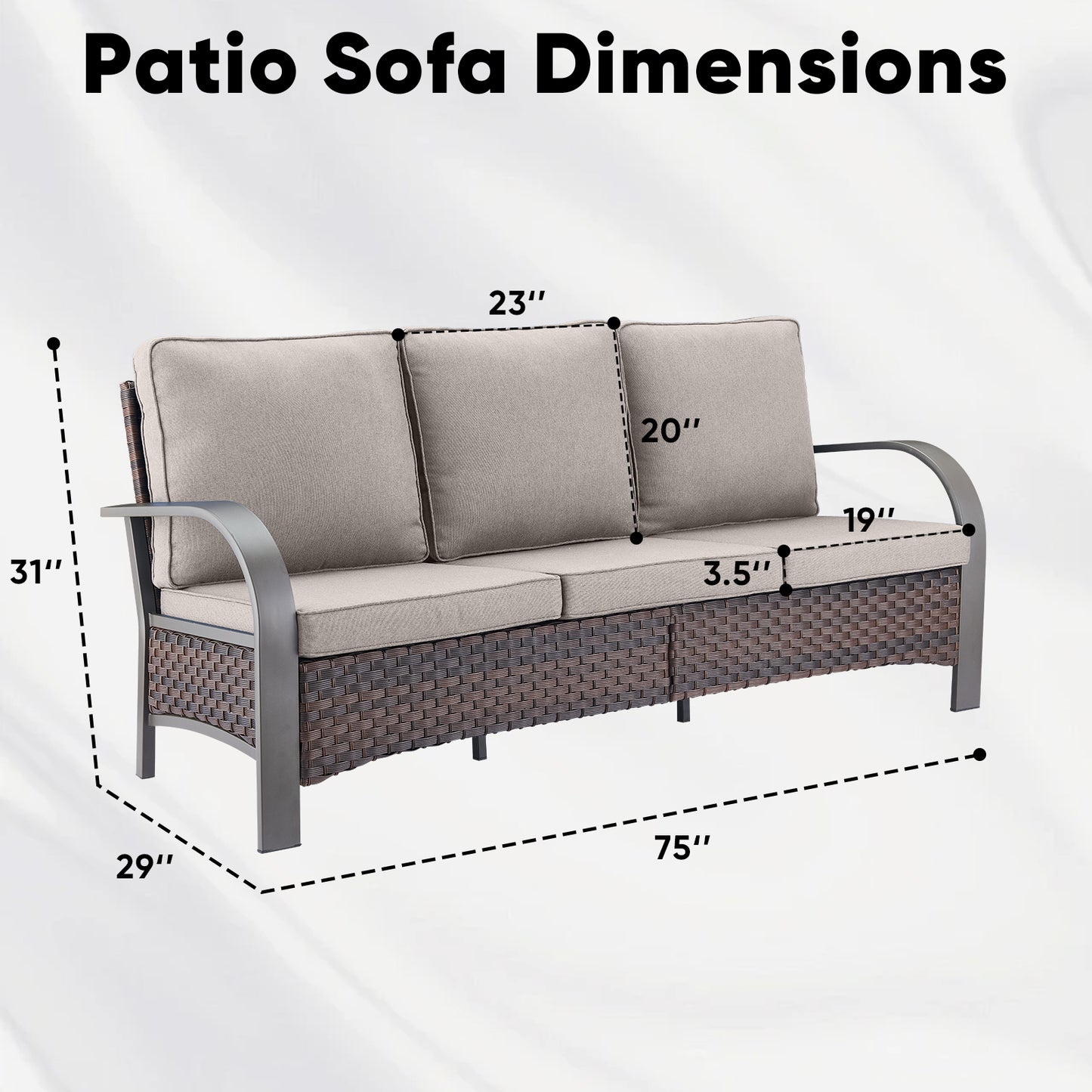 Save 50% - Outdoor Sofa, HW Series