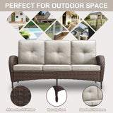 Outdoor Wicker Sofa, NDS Series - Belord