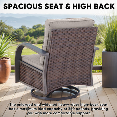 Outdoor Swivel Glider Chairs, HW Series - Belord