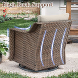 Outdoor Swivel Glider Chairs, DAR Series - Belord