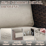 Outdoor Sofa, DAR Series - Belord