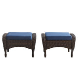 Outdoor Wicker Ottoman, NDS Series - Belord