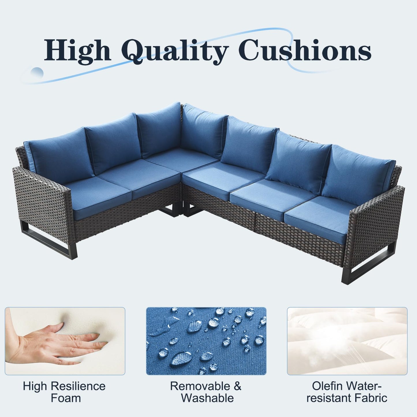 Save 40% - 6-Piece Large Sectional, GRS Series