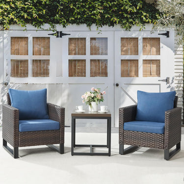 Patio Chairs Set with Side Table, GRS Series - Belord
